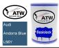 Preview: Audi, Andorra Blue, L56Y: 500ml Lackdose, von ATW Autoteile West.